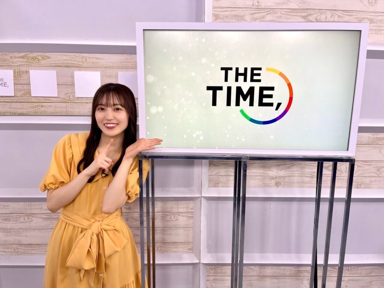 櫻坂46 松田里奈が「THE TIME,」に出演！【2022.8.4 5:20〜 TBS】