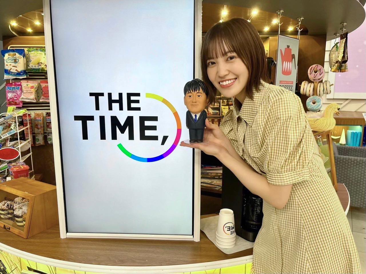 櫻坂46 松田里奈が「THE TIME,」に出演！【2023.9.14 5:20〜 TBS】